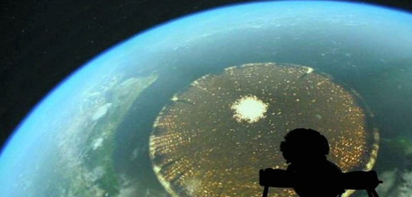 3,000 Mile Wide Disc Above Earth