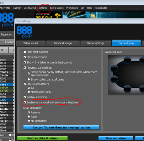 888 Poker How To Throw Eggs