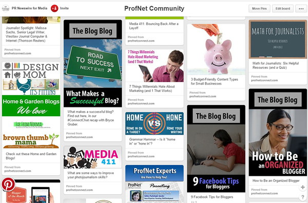 pinterest page blogging tips